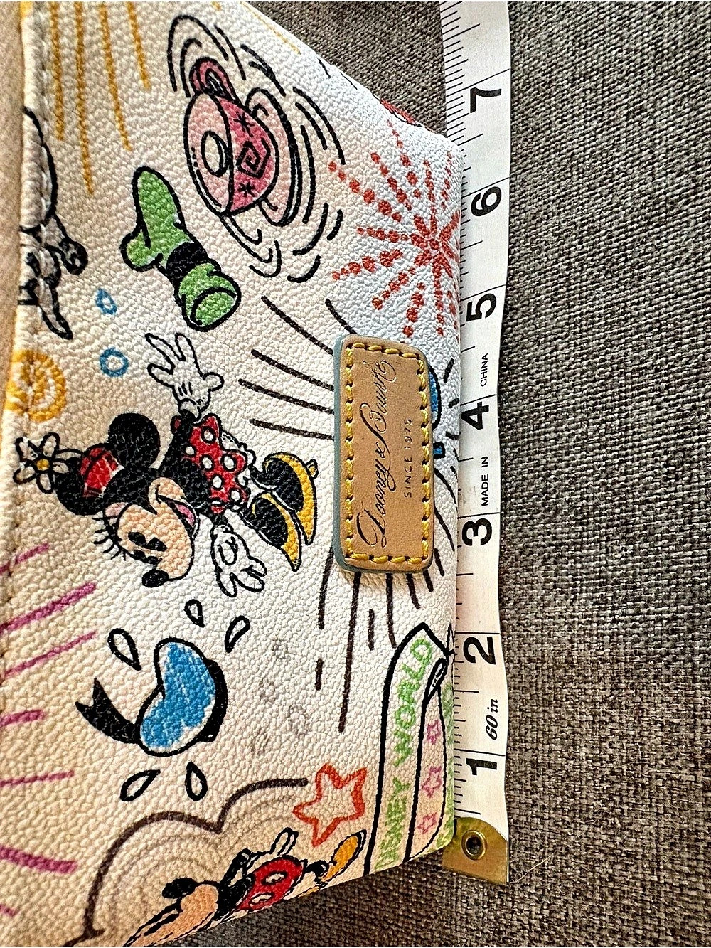 Dooney & Bourke Disney Sketch Cosmetic Case - Picture 4 of 6